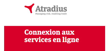 Connexion aux portails de gestion sur atradius.fr