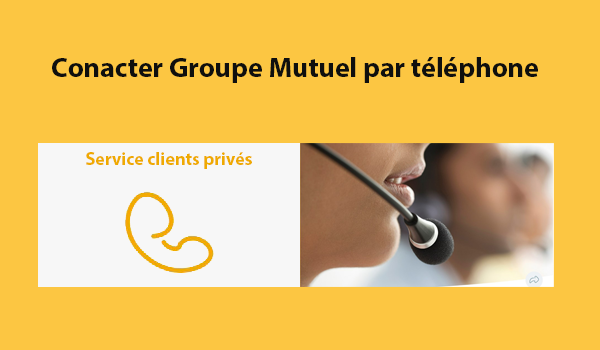 Contacter le service clients Privés Groupe Mutuel par téléphone