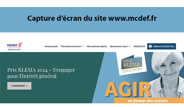 Site officiel www.mcdef.fr